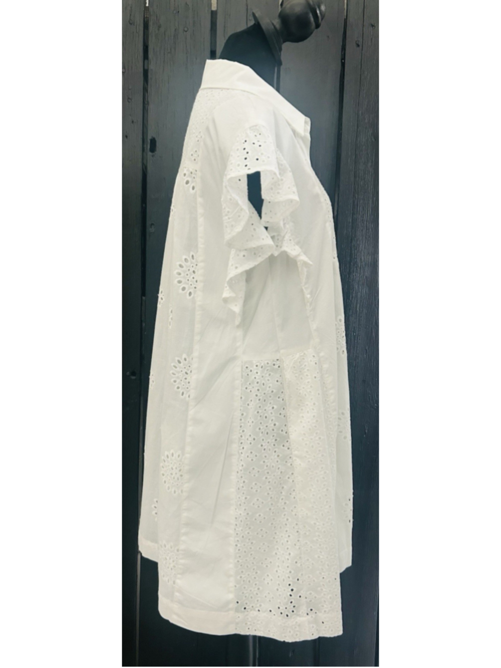 Before You with love White BOHO Eyelet Dress - Picture 6 of 7